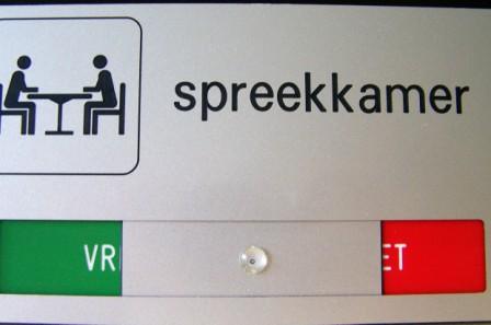 Spreekkamer vrij-bezet