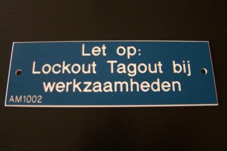 Tagplate uit ABS